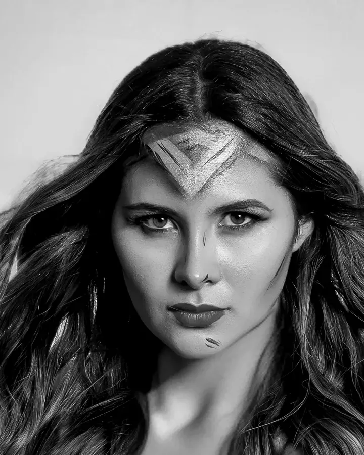 Retrato de Maquillaje FX con aerógrafo